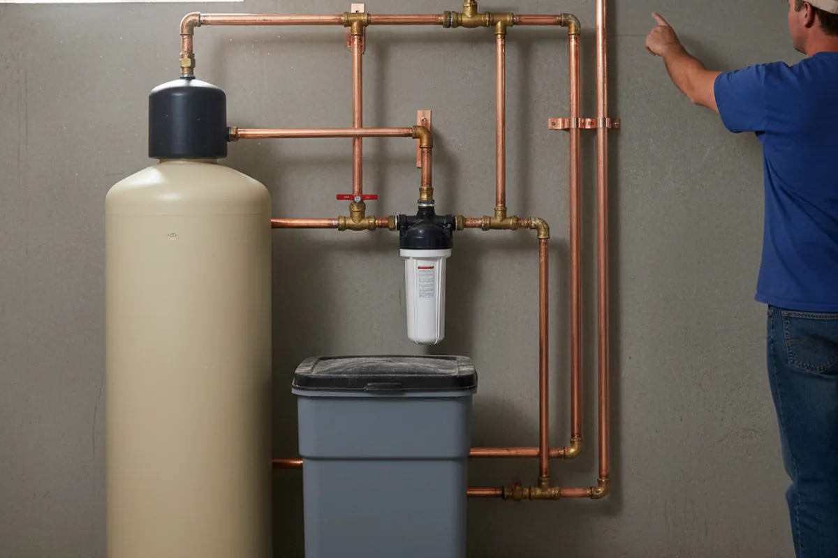 Whole-house water treatment system installed in Alpha